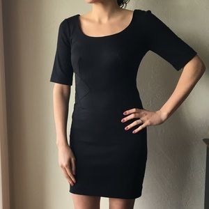 Zac Posen little black 3/4 length sleeve dress